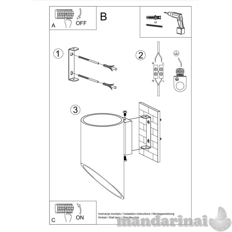 Sieninė lemputė penne 20 balta 4