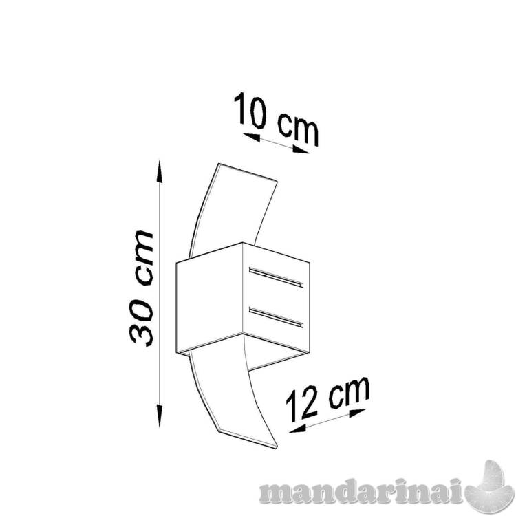 Sieninis šviestuvas Loreto pilka