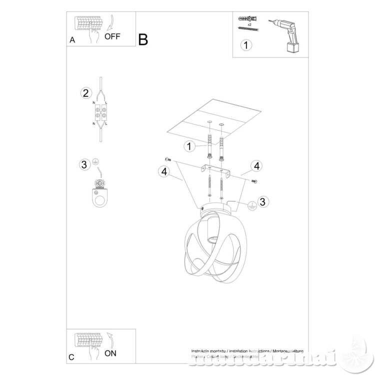 Šviestuvas rezultatas baltas 4