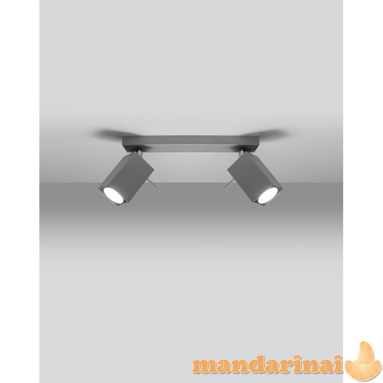 Šviestuvas MERIDA 2 pilkos spalvos