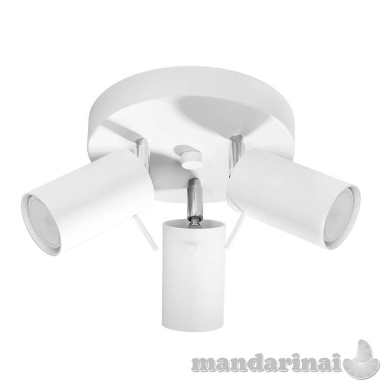 Šviestuvas žiedas 3p baltas