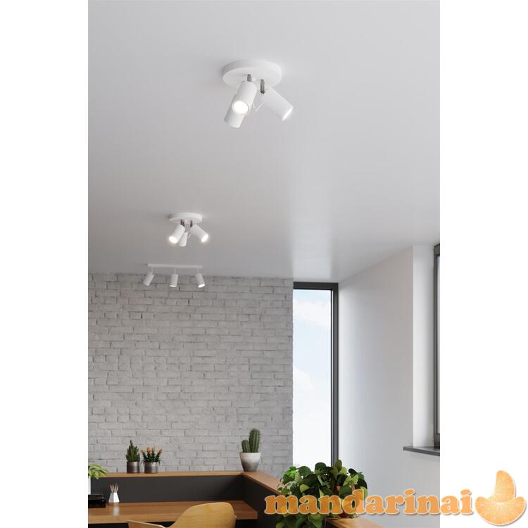 Šviestuvas žiedas 3p baltas