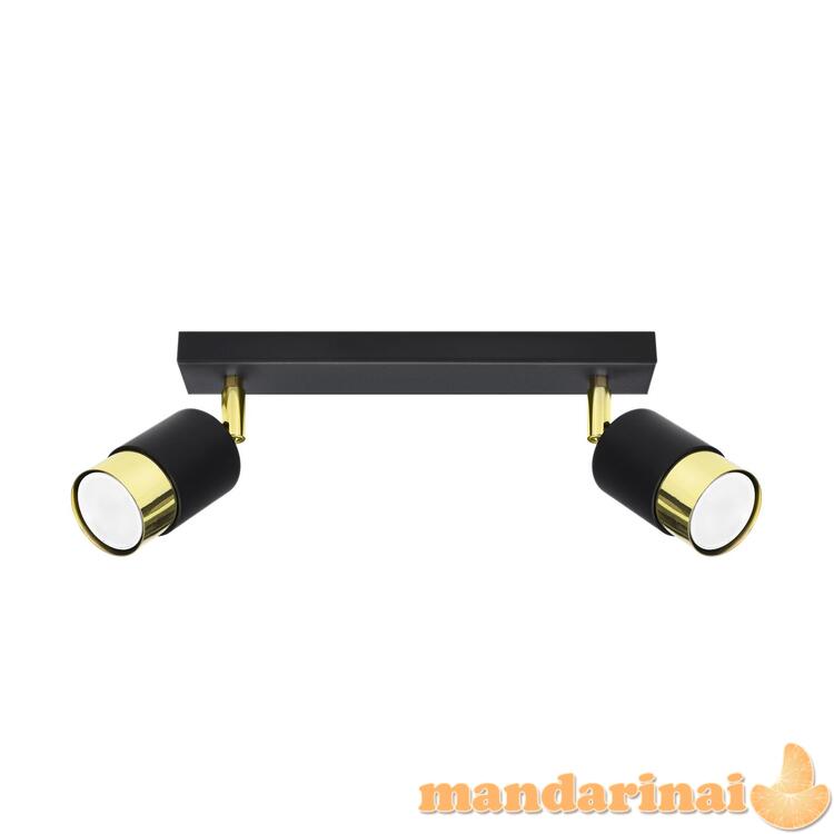 „Nero 2“ Lubinis šviestuvas 2 juoda/auksinė 2