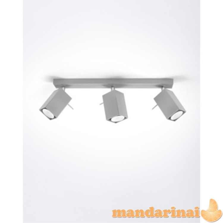 Šviestuvas MERIDA 3 pilkos spalvos 8