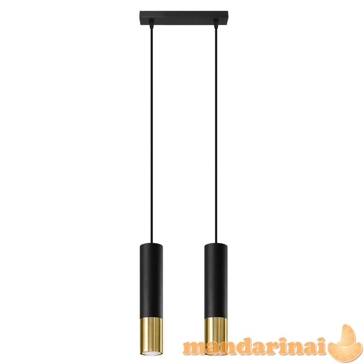 Pakabinama lemputė „Loopez 2“ juoda/auksinė 2