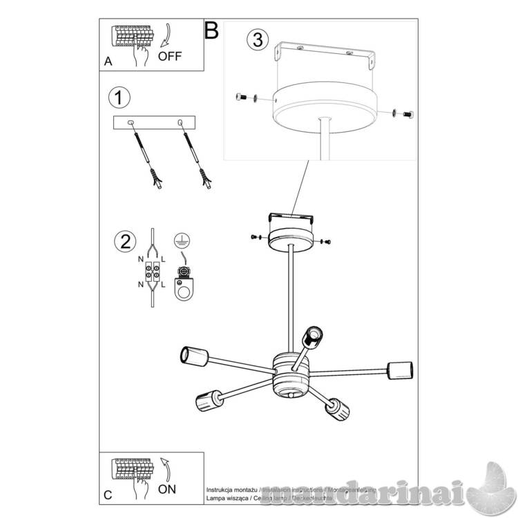 Liustra Lango 5 juodas 4