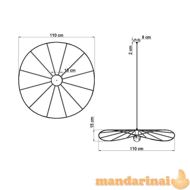 Pakabinama lempa eskola 110 juoda