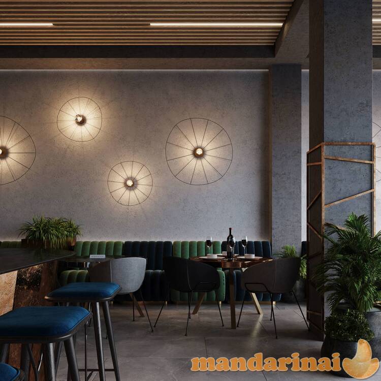 Sieninė lempa / „Eskola 140“ juoda 3