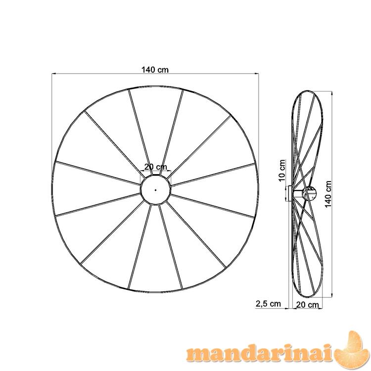Sieninė lempa / „Eskola 140“ juoda 6