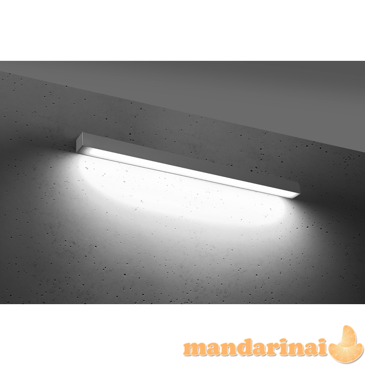 Sieninis šviestuvas PINNE 90 pilkos spalvos 2