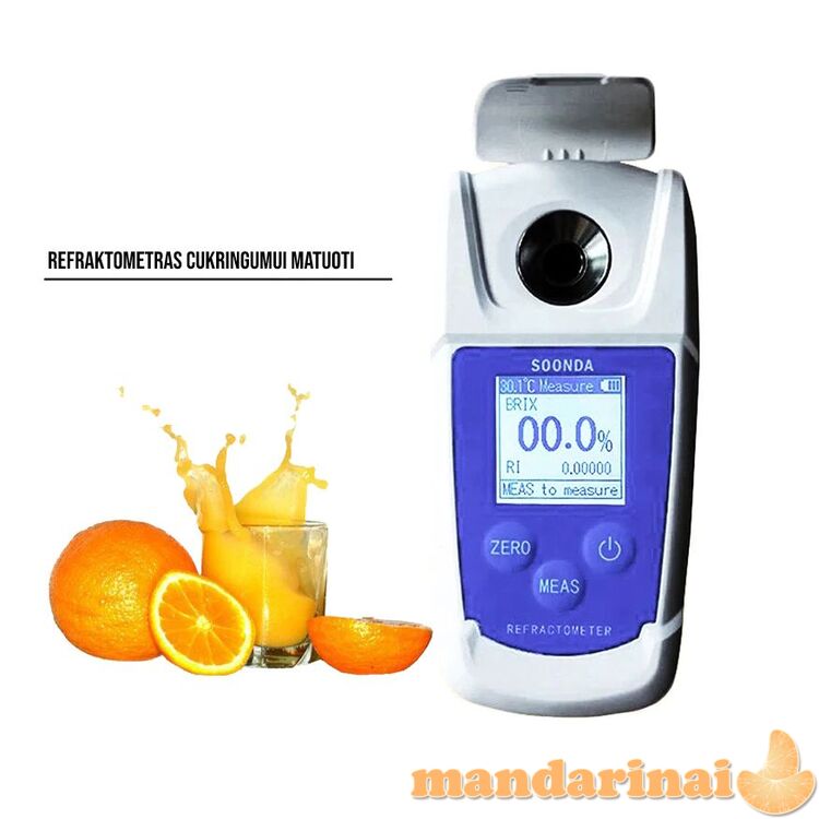 Skaitmeninis refraktometras cukringumui matuoti
