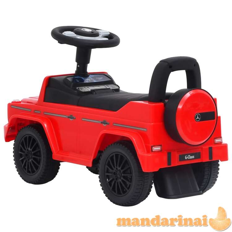 Paspiriamas vaikiškas automobilis mercedes-benz g63, raudonas