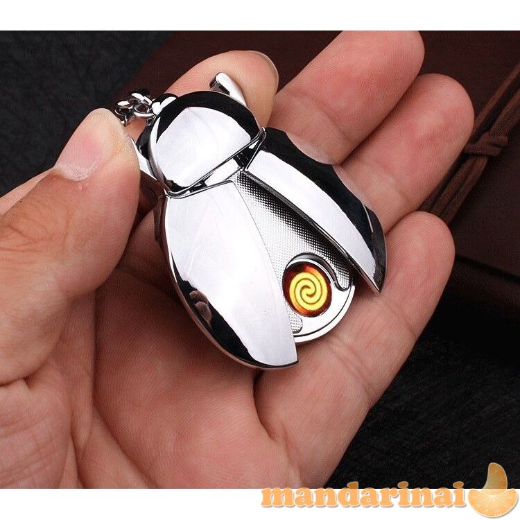 Pakraunamas USB žiebtuvėlis - raktų pakabukas