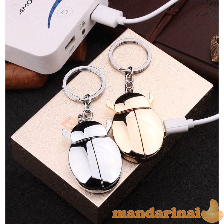 Pakraunamas USB žiebtuvėlis - raktų pakabukas