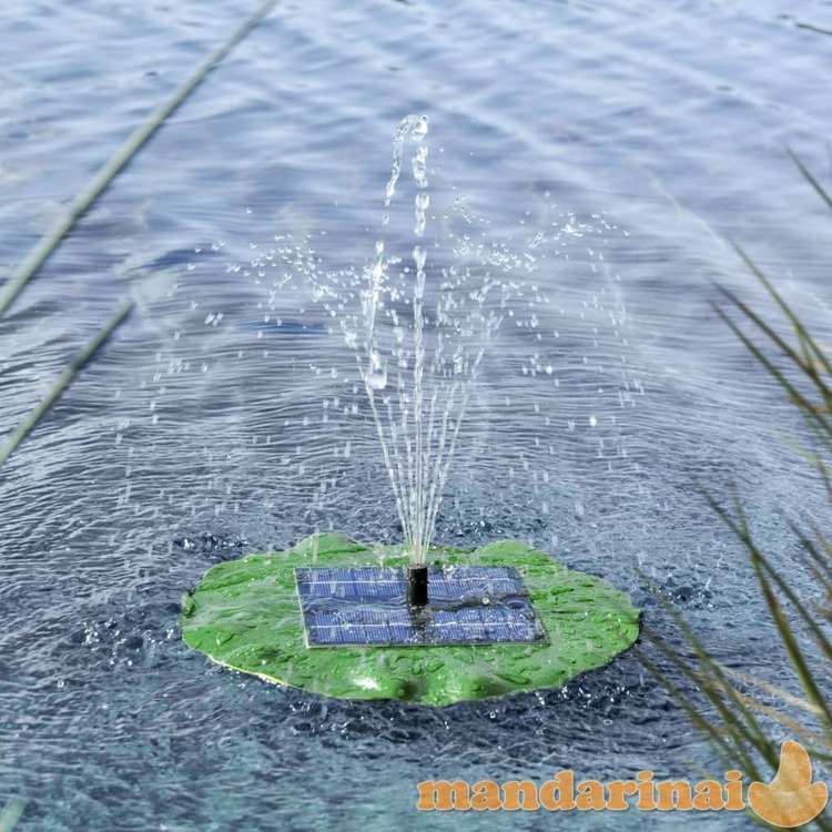 Hi saulės energija įkraunamas plaukiojantis fontanas su siurbliu