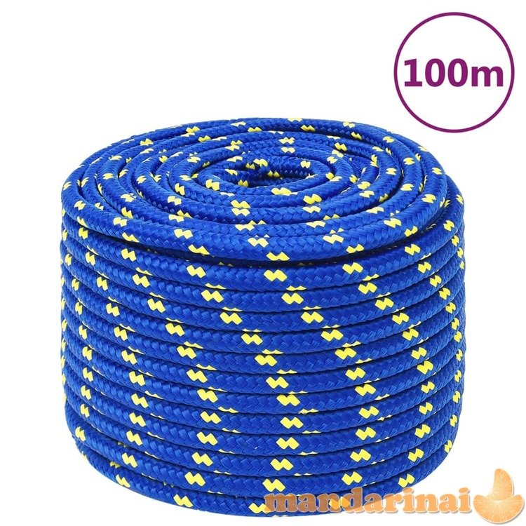 Valties virvė, mėlynos spalvos, 14mm, 100m, polipropilenas