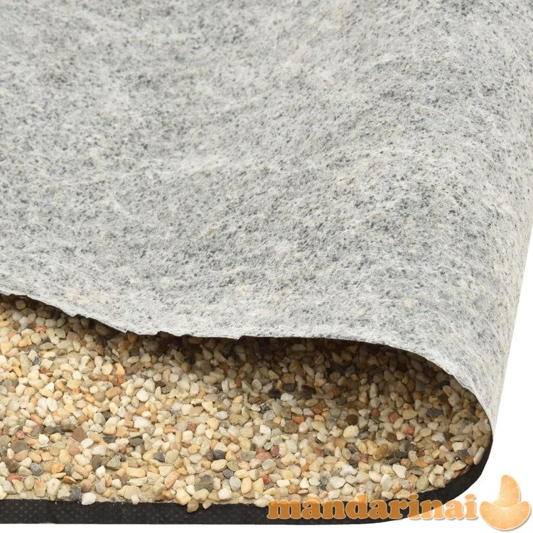 Tvenkinio danga su akmenukais, smėlio spalvos, 500x60cm