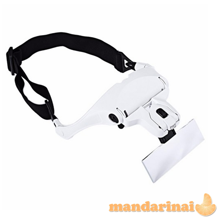 Didinantys akiniai darbui su LED apšvietimu