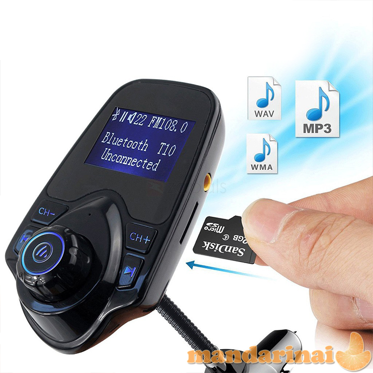 FM moduliatorius su laisvų rankų įranga