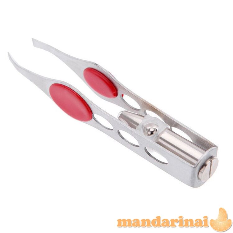 Antakių korekcijos įrankis - pincetas su LED lempute!