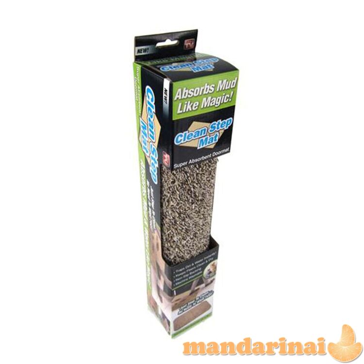 Ypatingai gerai sugeriantis durų kilimėlis - „Clean Step Mat“