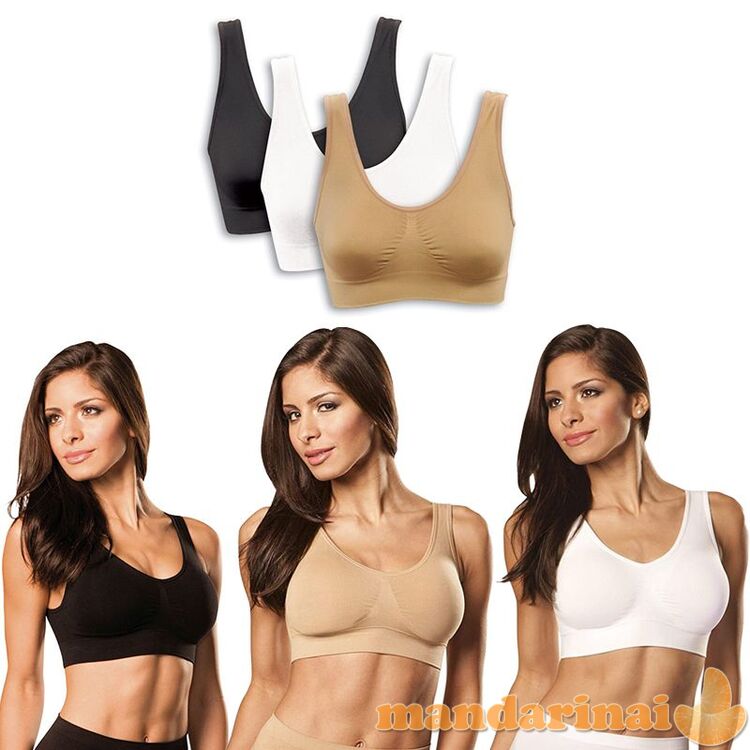 Besiūlė liemenėlė GENIE BRA su pakietinimais