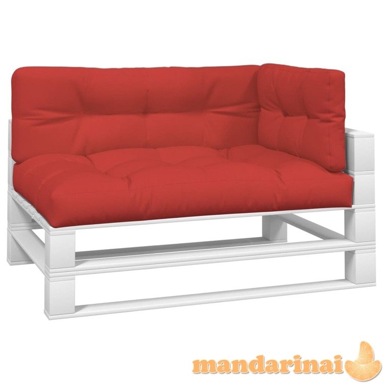 Pagalvėlės sofai iš palečių, 3vnt., raudonos spalvos