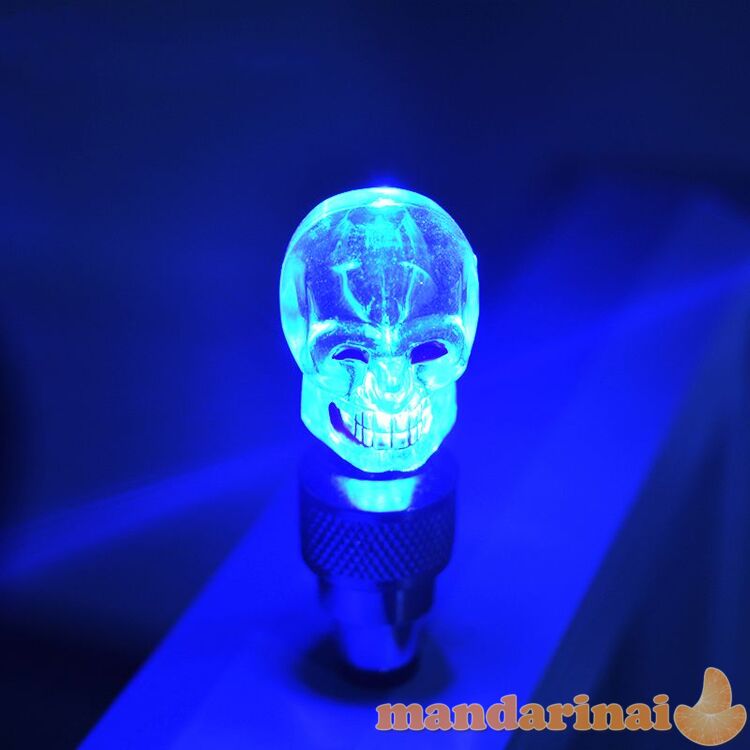 2 vnt. kaukolės formos Led švieselės ratams