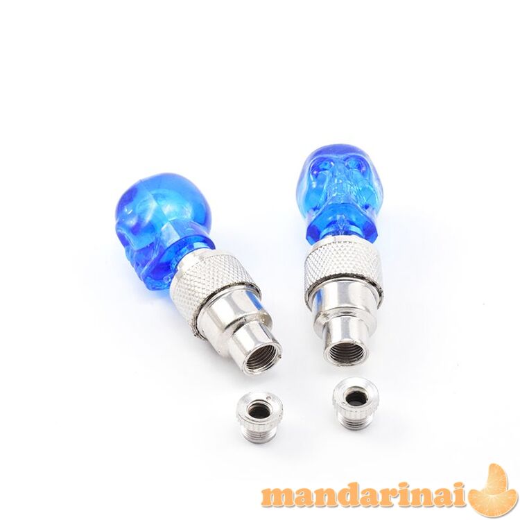 2 vnt. kaukolės formos Led švieselės ratams