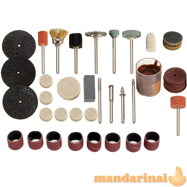 105vnt. angalių rinkinys šlifavimui poliravimui ir pjovimui