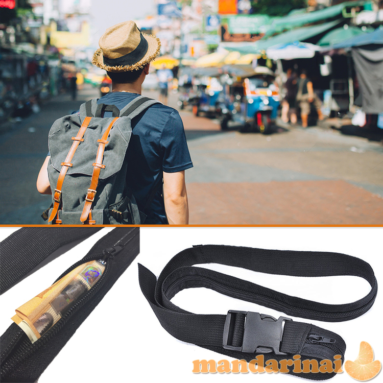 Diržas su slapta kišene keliaujantiems ir ne tik