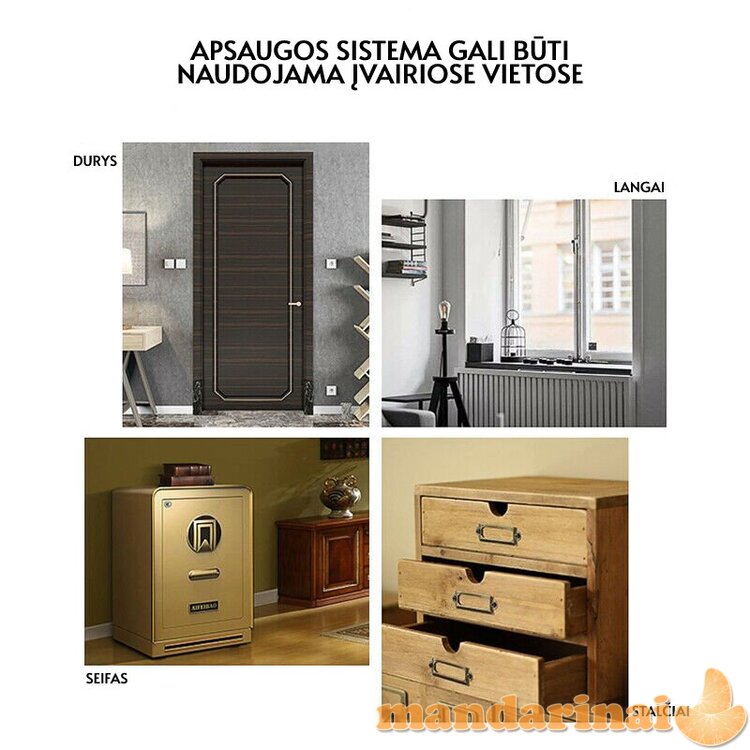 Wi-Fi nuotolinės apsaugos sistema