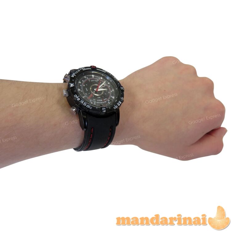 Rankos laikrodis- šnipo vaizdo kamera 8GB