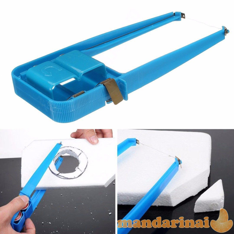 Baterijomis maitinama polistirolo pjaustyklė- pirografas