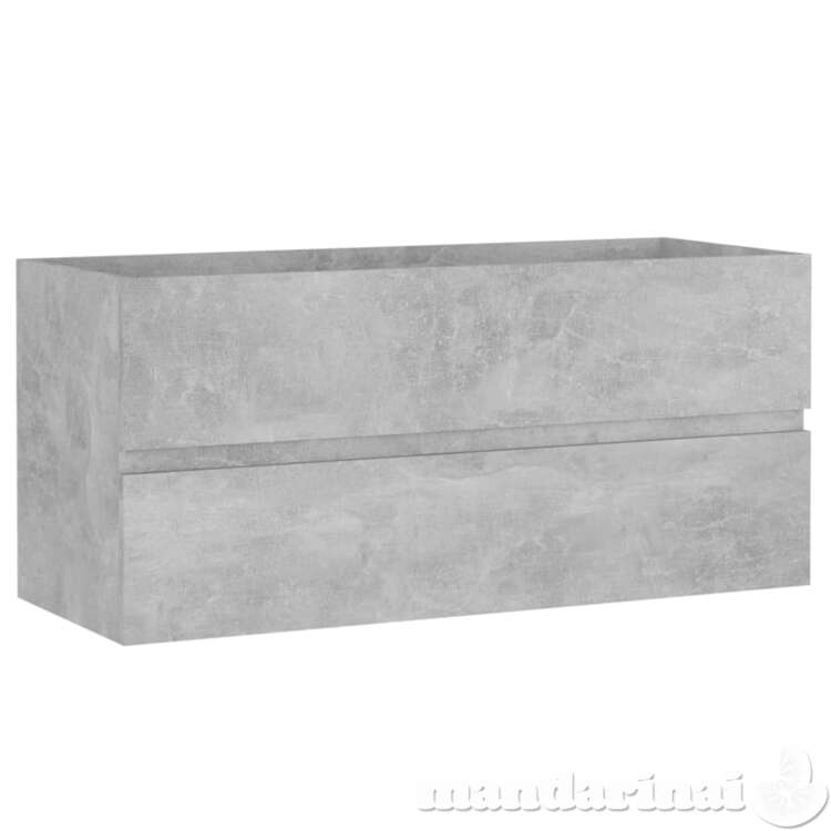 Spintelė praustuvui, betono pilkos spalvos, 100x38,5x45cm, mdp