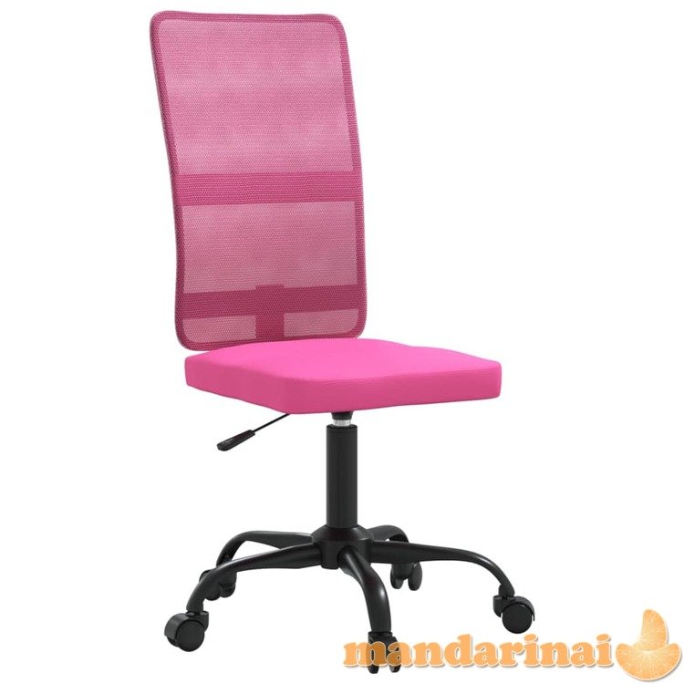 Biuro kėdė, rožinės spalvos, tinklinis audinys