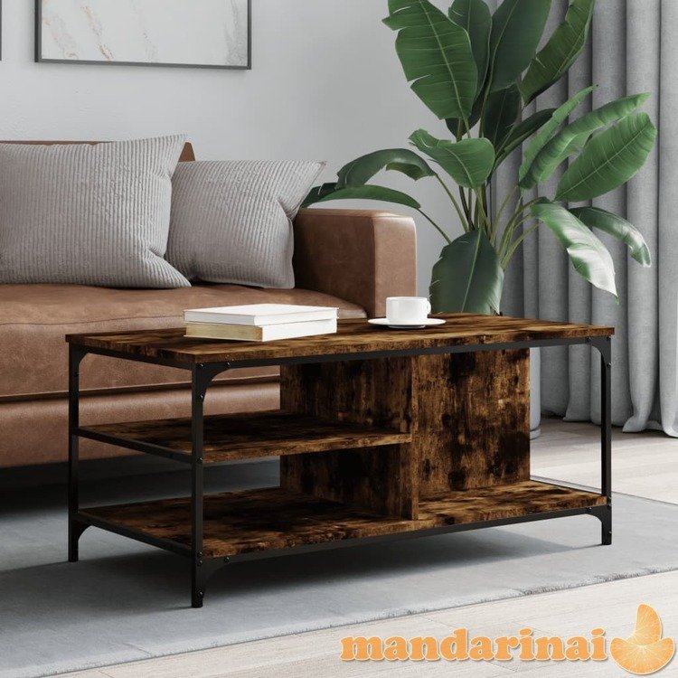 Kavos staliukas, dūminio ąžuolo, 100x50x45cm, apdirbta mediena