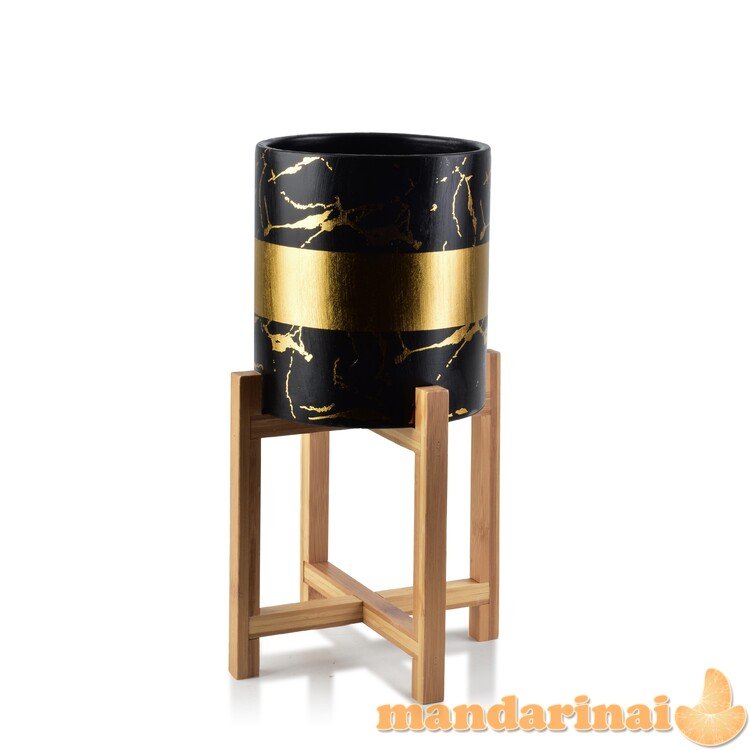 „Ava Gold Flower Pot“ 18xh20cm puodas