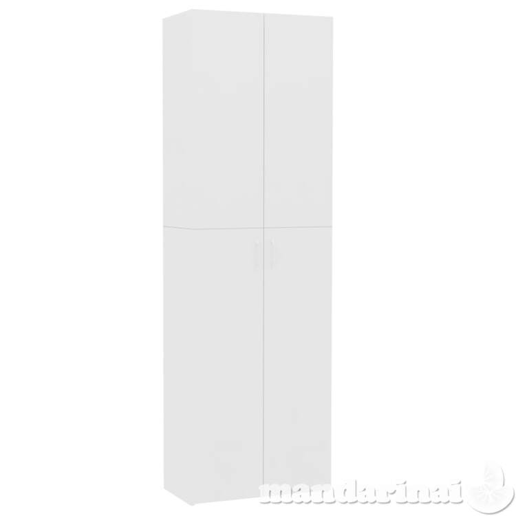Biuro spinta, baltos spalvos, 60x32x190 cm, mdp