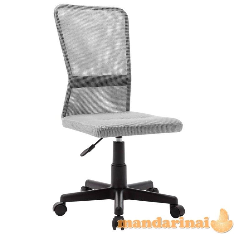 Biuro kėdė, pilkos spalvos, 44x52x100cm, tinklinis audinys