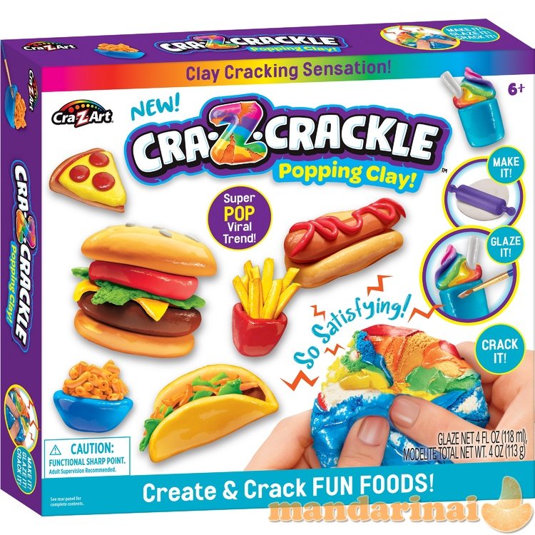 CRA-Z-ART Cra-Z-Crackle Rinkinys „Create & crack fun foods 