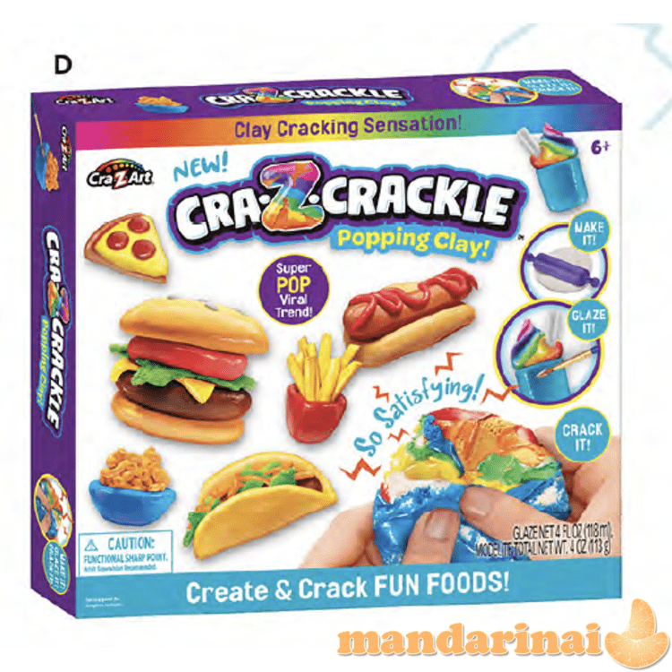 CRA-Z-ART Cra-Z-Crackle Rinkinys „Create & crack fun foods 
