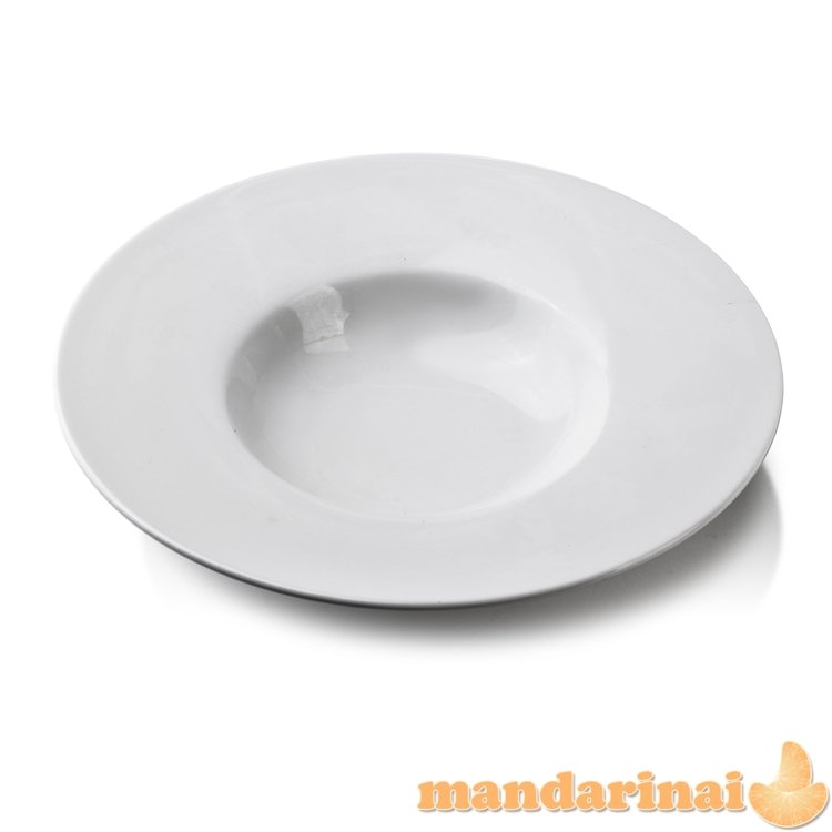 BASIC makaronų lėkštė - balta