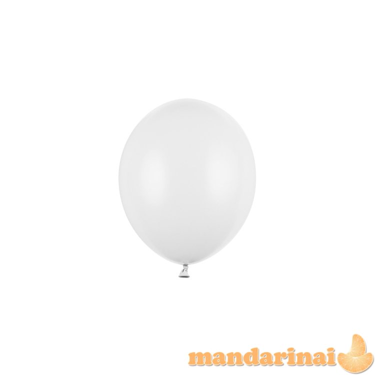 Strong Balloons 12cm, Pastel Pure White (1 pkt / 100 pc.)