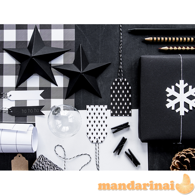 Wooden Pegs, black (1 pkt / 10 pc.)