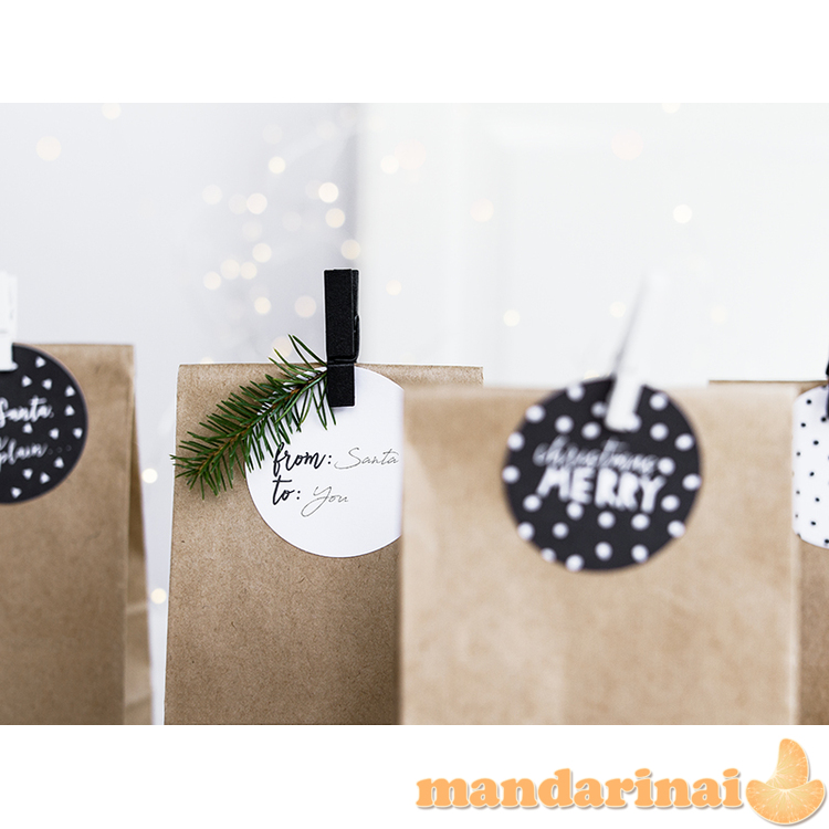 Wooden Pegs, black (1 pkt / 10 pc.)