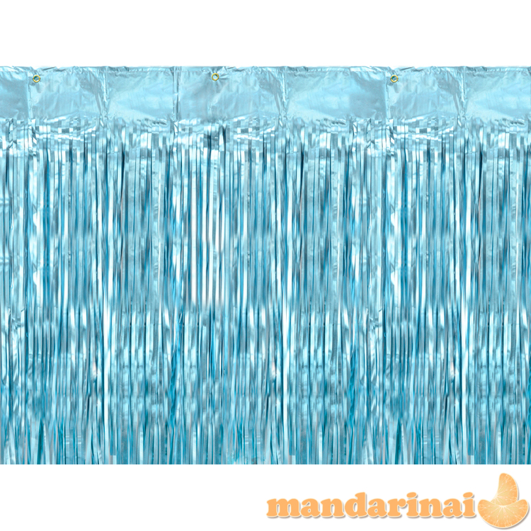 Party curtain, blue, 90x250cm