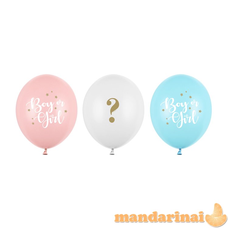 Balloons 30 cm,Boy or Girl, mix (1 pkt / 50 pc.)