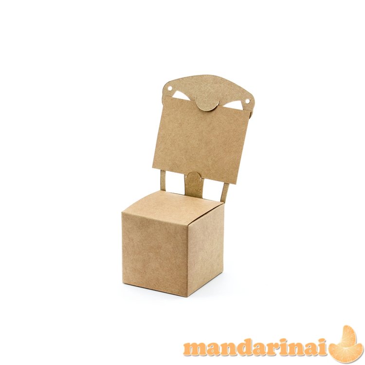 Boxes Chair, kraft, 5x5x5cm (1 pkt / 10 pc.)
