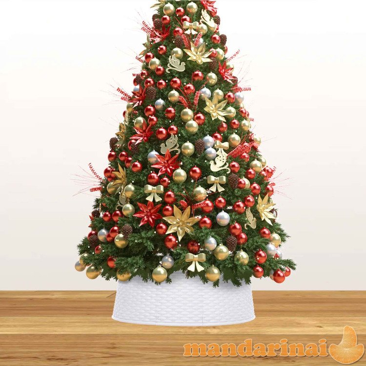 Kalėdų eglutės stovo apvadas, baltas, skersmuo 65x19,5cm